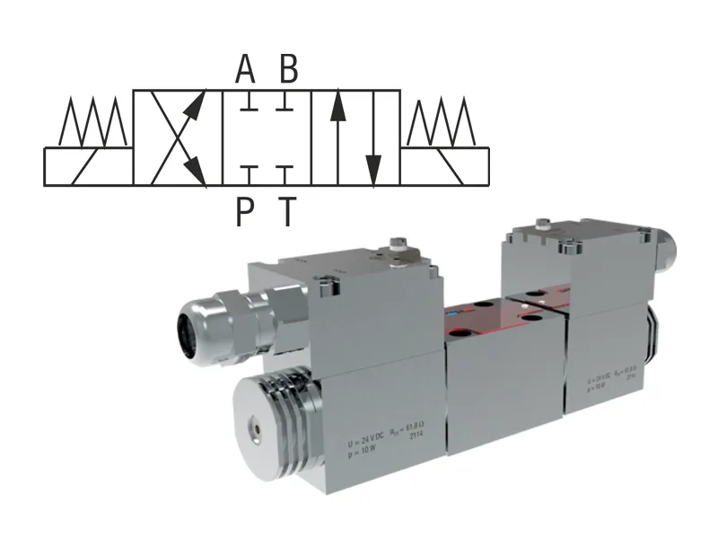 4/2 and 4/3 Directional Control Valves, Solenoid Operated