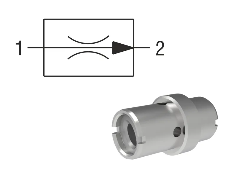 Flow Control Valves, Cartridge Design, In-Line Mounted Design