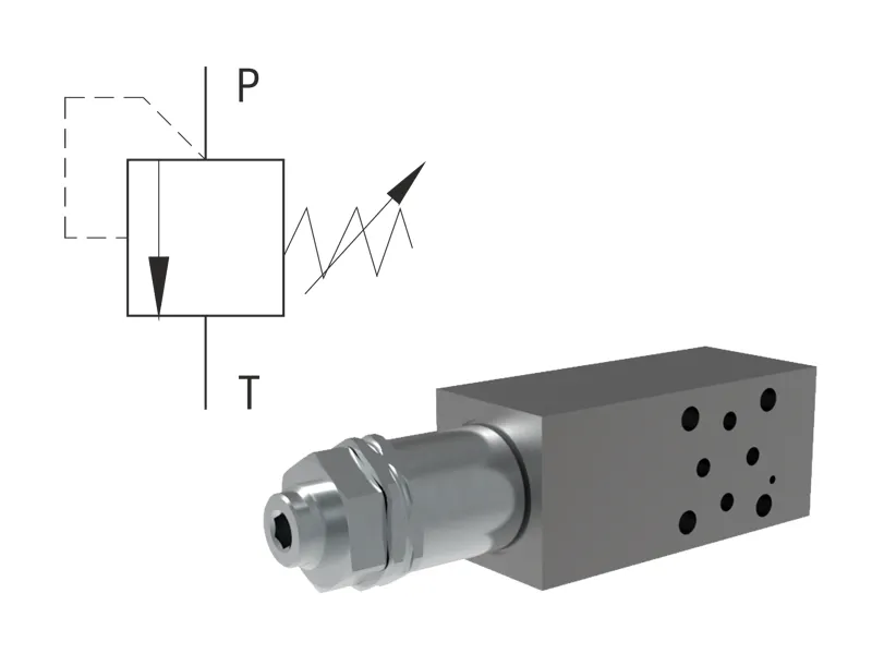 Pressure Relief Valves, Poppet Type, Direct Acting, Modular Design