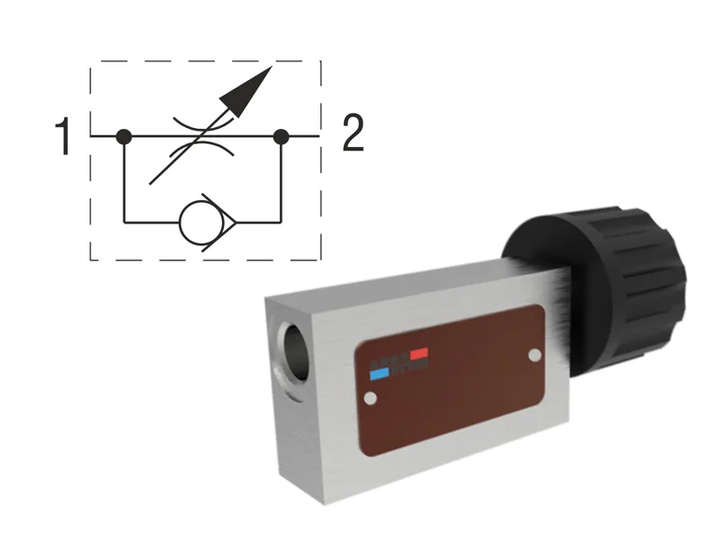 Needle - Restrictor Valves and Valves with/without Reverse Flow Check, In-Line Mounted