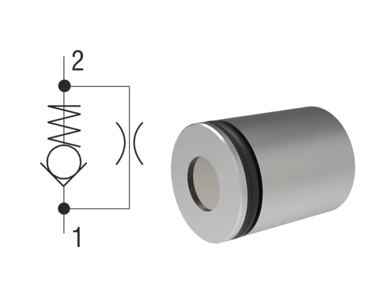 Check Valves, One-Way Throttling