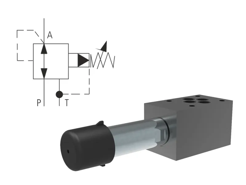 Pressure Reducing - Relieving Valves, Pilot Operated, Modular Design