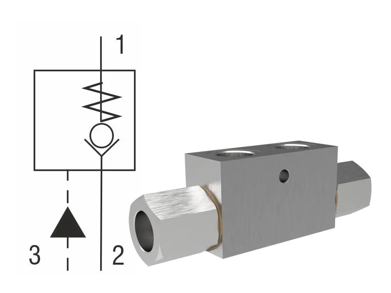 Pilot Operated Check Valves Pilot to Open, In-Line Mounted