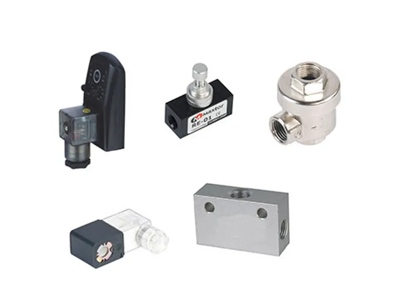 Speed Control Valve - Timer Relay Coil - Socket - OR Valve - Quick Exhaust